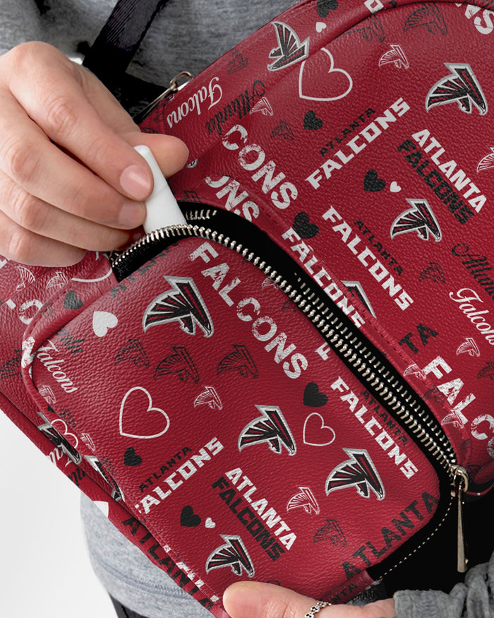 Atlanta Falcons Logo Love Mini Backpack FOCO - FOCO.com