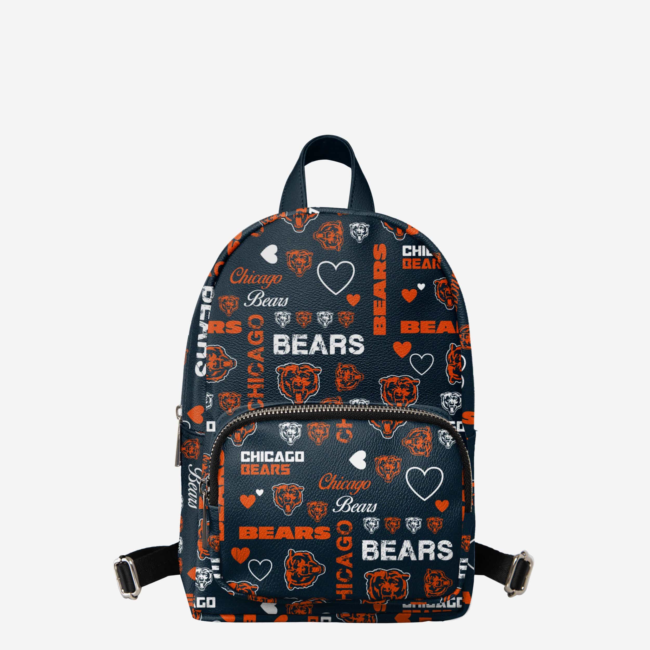 Chicago Bears Logo Love Mini Backpack FOCO