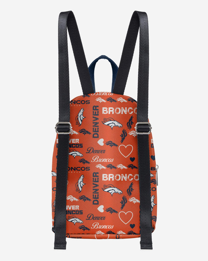 Denver Broncos Logo Love Mini Backpack FOCO - FOCO.com