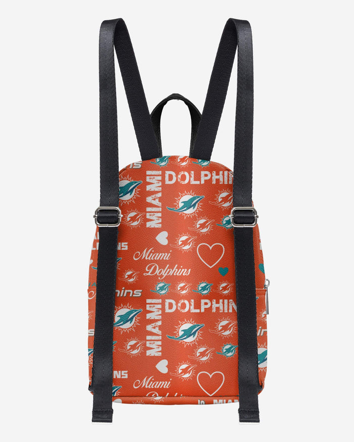 Miami Dolphins Logo Love Mini Backpack FOCO - FOCO.com