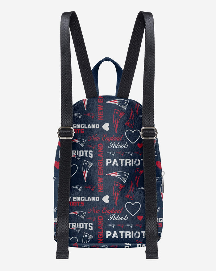 New England Patriots Logo Love Mini Backpack FOCO - FOCO.com