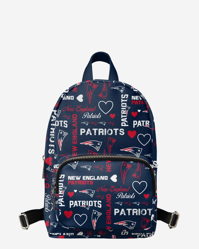 New England Patriots Logo Love Mini Backpack FOCO - FOCO.com