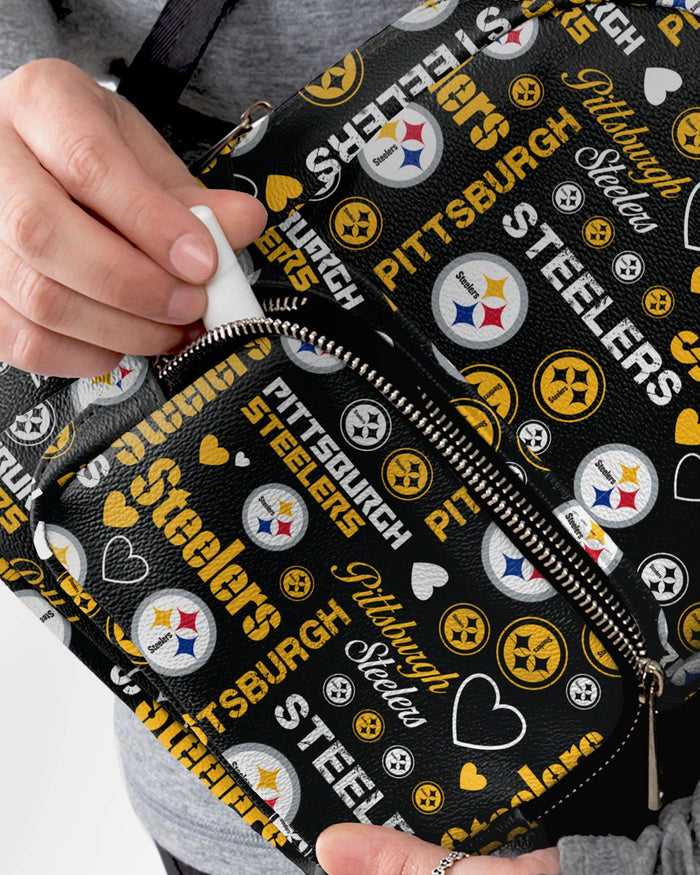 Pittsburgh Steelers Logo Love Mini Backpack FOCO - FOCO.com