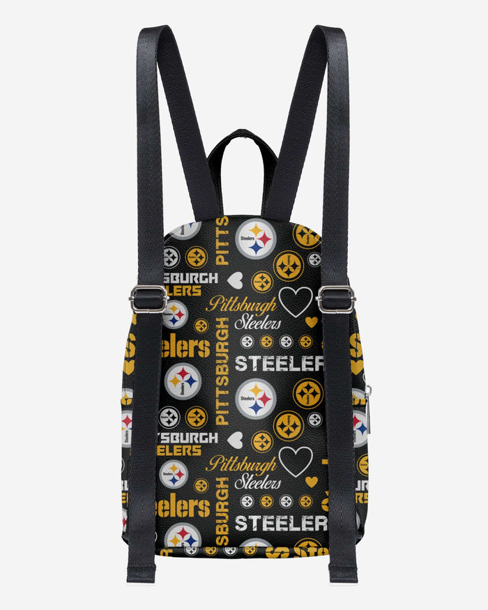 Pittsburgh Steelers Logo Love Mini Backpack FOCO - FOCO.com