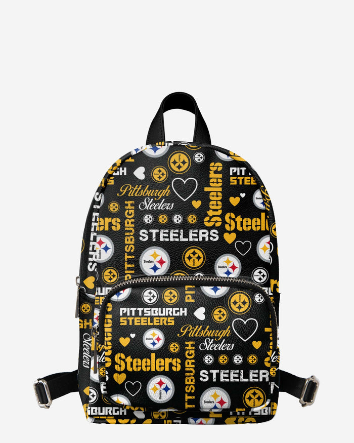 Pittsburgh Steelers Logo Love Mini Backpack FOCO - FOCO.com
