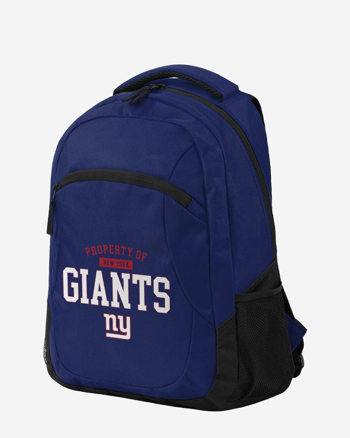 New York Giants Property Of Action Backpack FOCO - FOCO.com