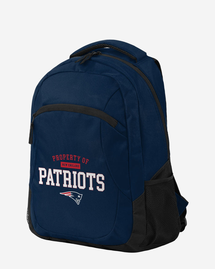 New England Patriots Property Of Action Backpack FOCO - FOCO.com