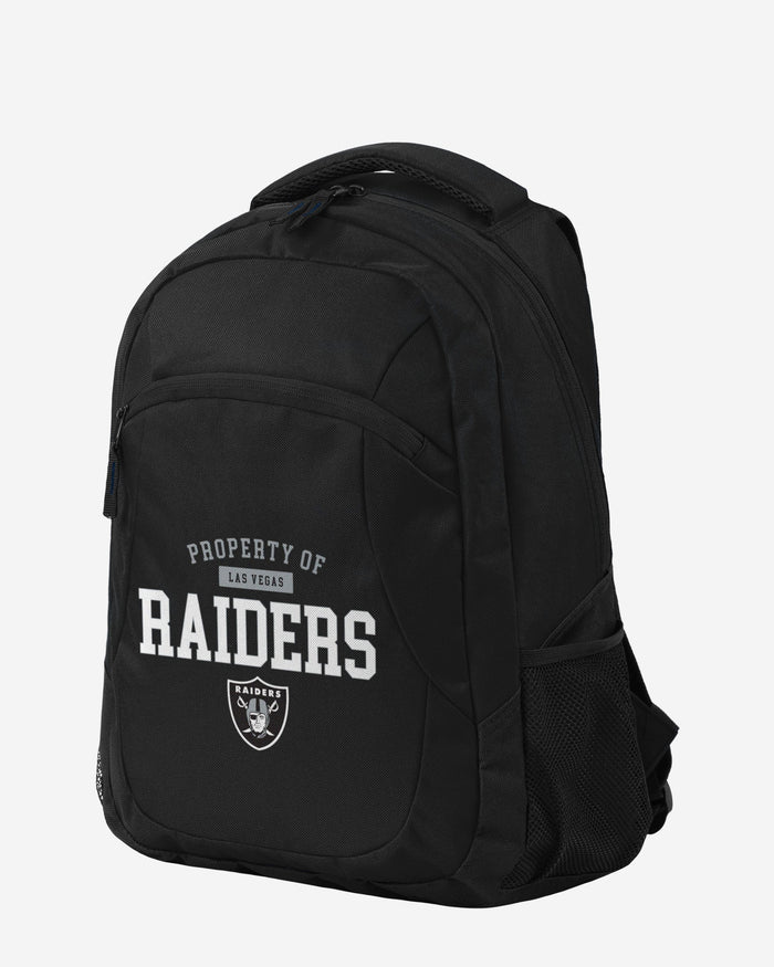 Las Vegas Raiders Property Of Action Backpack FOCO - FOCO.com