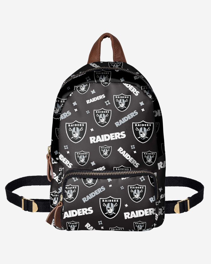 Las Vegas Raiders Repeat Print Printed Collection Mini Backpack FOCO - FOCO.com