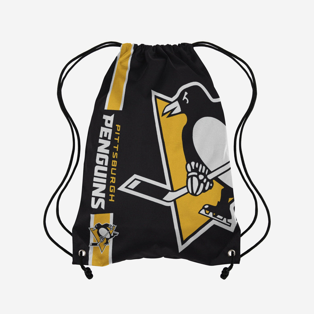 Pittsburgh Penguins Big Logo Drawstring Backpack FOCO - FOCO.com
