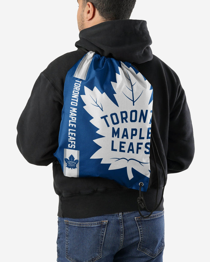 Toronto Maple Leafs Big Logo Drawstring Backpack FOCO - FOCO.com