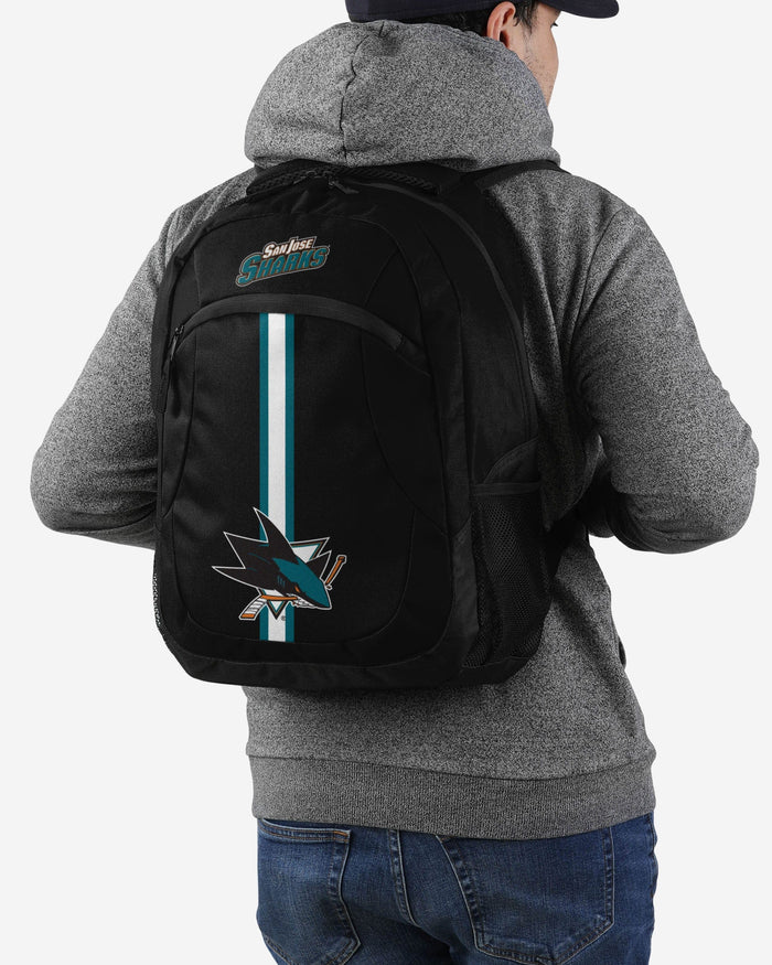 San Jose Sharks Action Backpack FOCO - FOCO.com