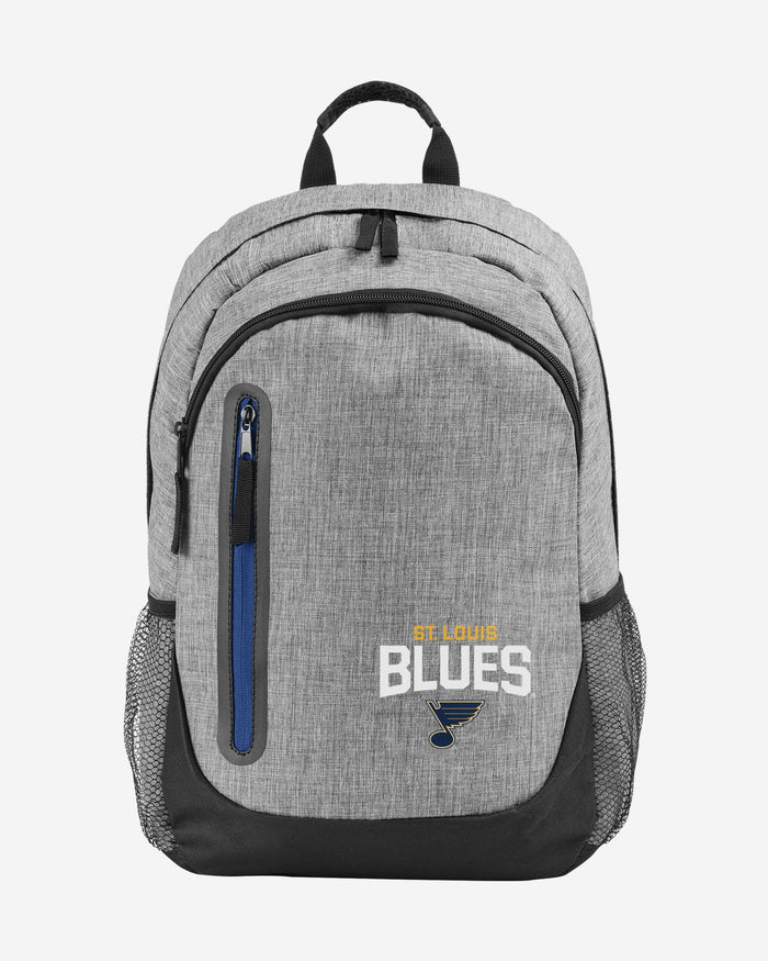 St Louis Blues Heather Grey Bold Color Backpack FOCO - FOCO.com