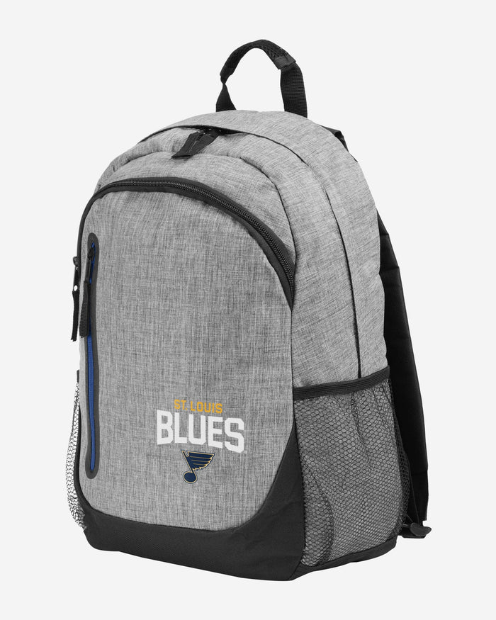 St Louis Blues Heather Grey Bold Color Backpack FOCO - FOCO.com