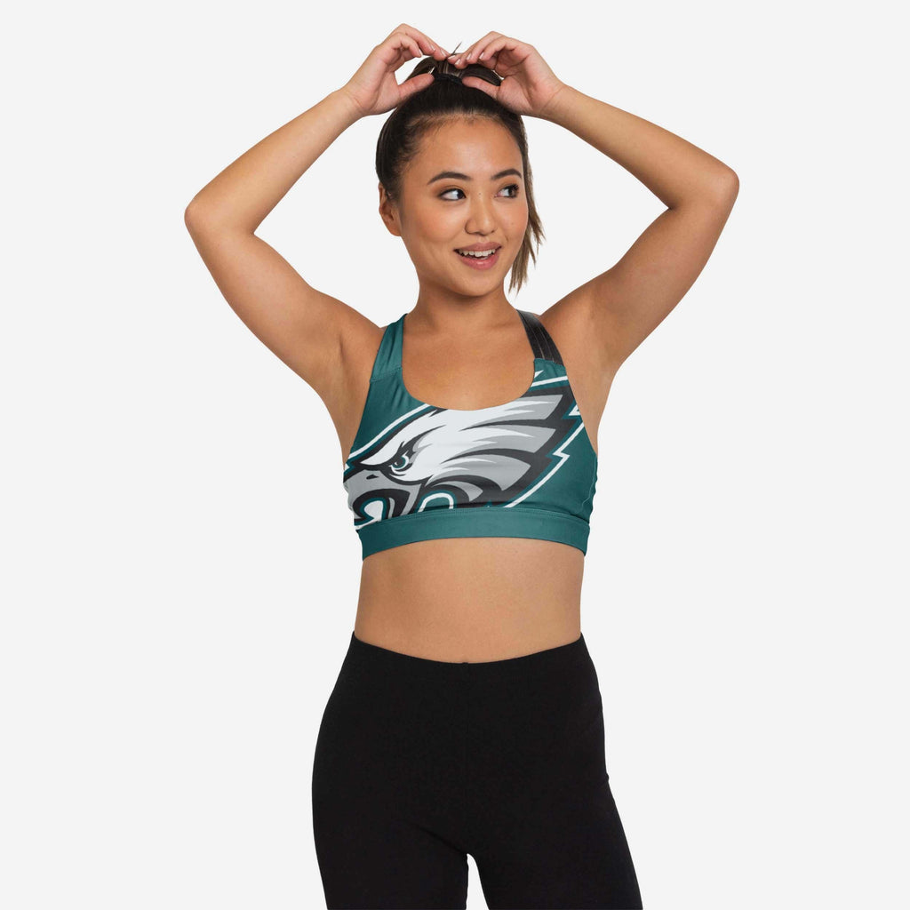 Philadelphia Eagles Womens Free Fan Sports Bra FOCO S - FOCO.com