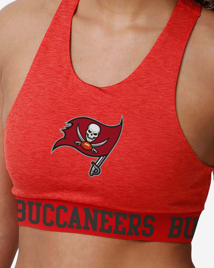 Tampa Bay Buccaneers Womens Team Color Static Sports Bra FOCO - FOCO.com