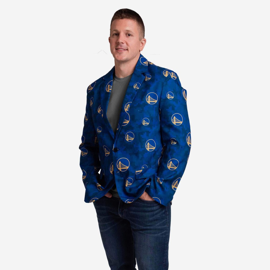 Golden State Warriors Digital Camo Suit Jacket FOCO 42 - FOCO.com