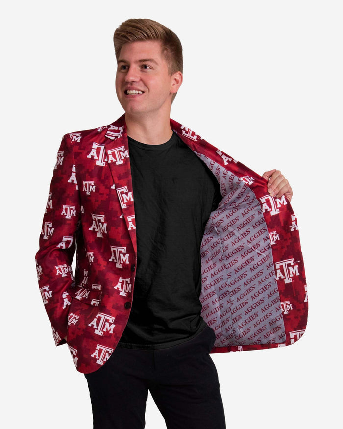 Texas A&M Aggies Digital Camo Suit Jacket FOCO - FOCO.com