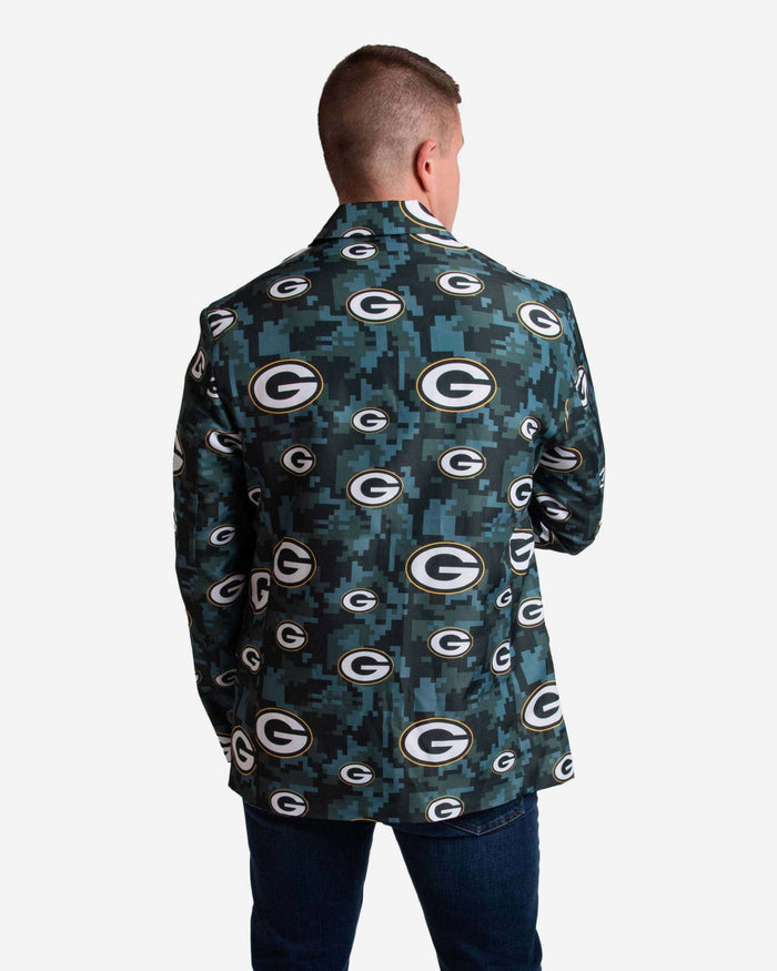 Green Bay Packers Digital Camo Suit Jacket FOCO - FOCO.com