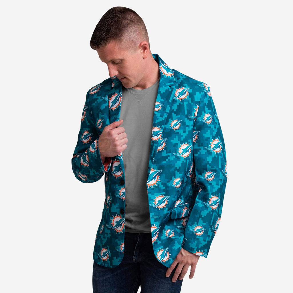 Miami Dolphins Digital Camo Suit Jacket FOCO 42 - FOCO.com
