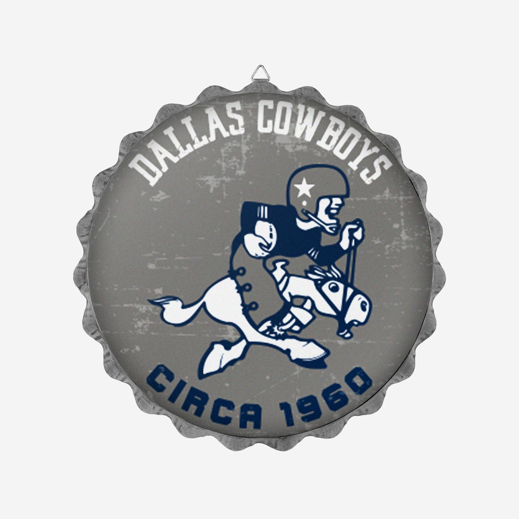 Dallas Cowboys Retro Bottle Cap Wall Sign FOCO - FOCO.com