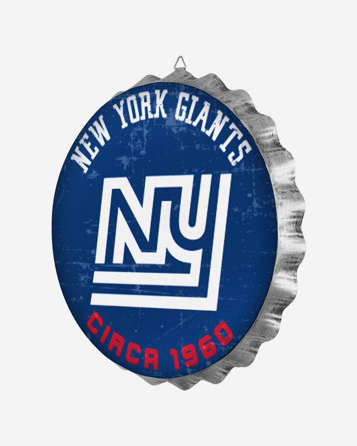 New York Giants Retro Bottle Cap Wall Sign FOCO - FOCO.com