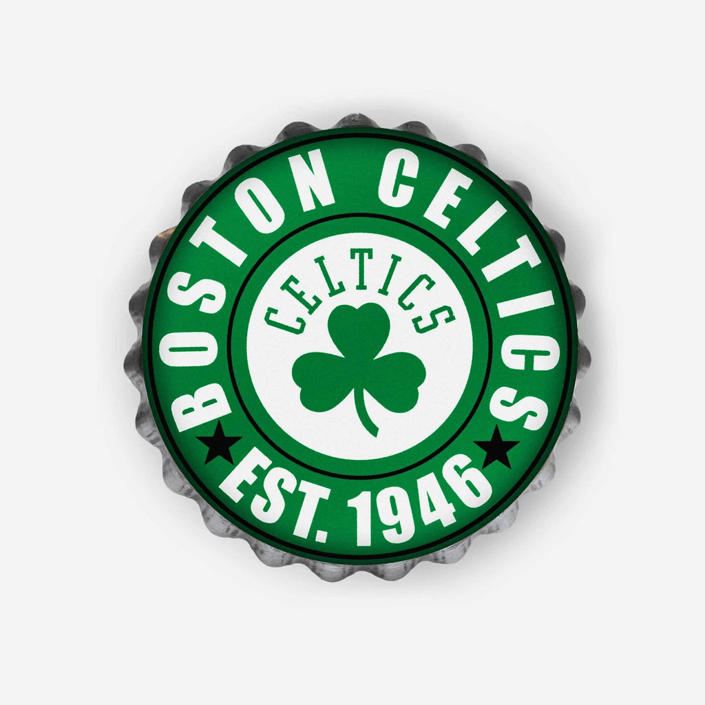 Boston Celtics Bottle Cap Wall Sign FOCO - FOCO.com