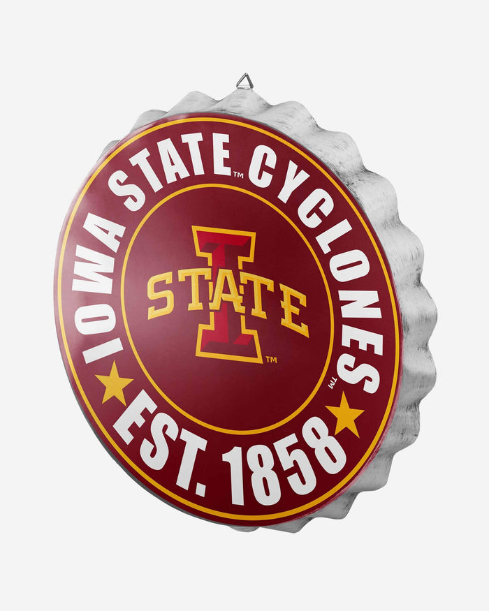 Iowa State Cyclones Bottle Cap Wall Sign FOCO - FOCO.com