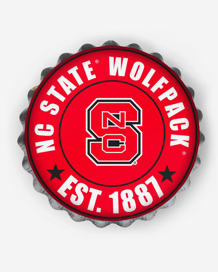 NC State Wolfpack Bottle Cap Wall Sign FOCO - FOCO.com