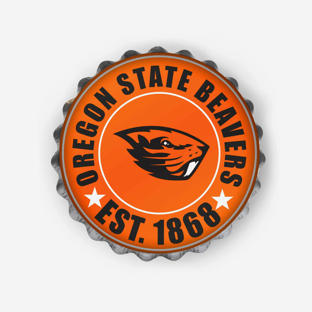 Oregon State Beavers Bottle Cap Wall Sign FOCO - FOCO.com