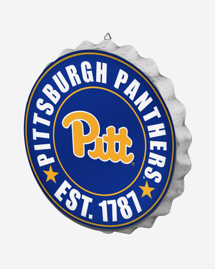 Pittsburgh Panthers Bottle Cap Wall Sign FOCO - FOCO.com