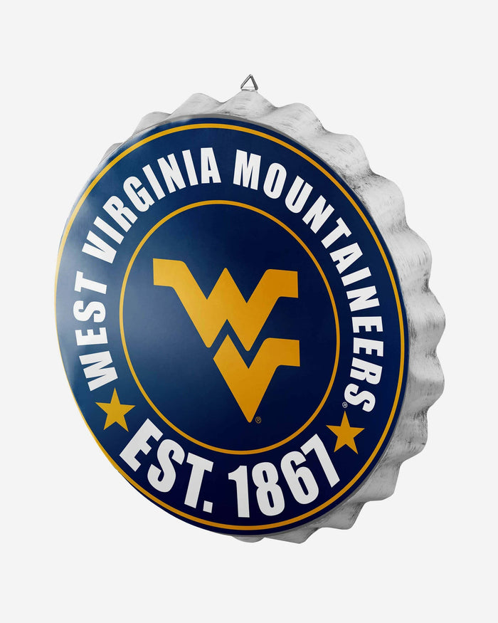 West Virginia Mountaineers Bottle Cap Wall Sign FOCO - FOCO.com