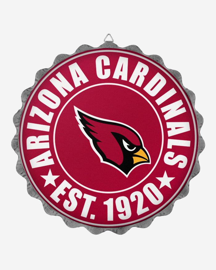 Arizona Cardinals Bottle Cap Wall Sign FOCO - FOCO.com