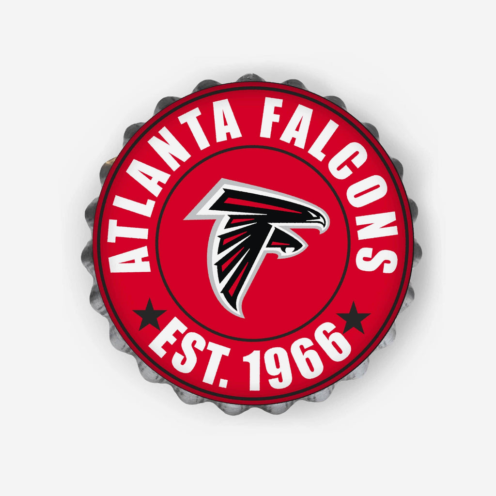 Atlanta Falcons Bottle Cap Wall Sign FOCO - FOCO.com