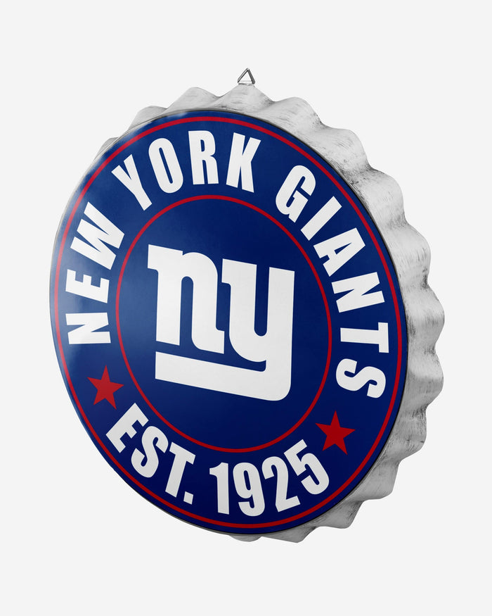 New York Giants Bottle Cap Wall Sign FOCO - FOCO.com