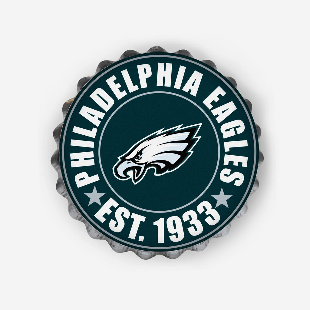 Philadelphia Eagles Bottle Cap Wall Sign FOCO - FOCO.com