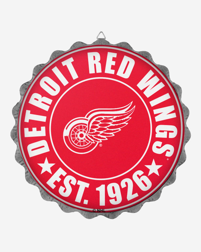 Detroit Red Wings Bottle Cap Wall Sign FOCO - FOCO.com