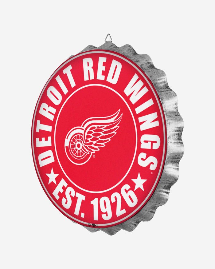 Detroit Red Wings Bottle Cap Wall Sign FOCO - FOCO.com