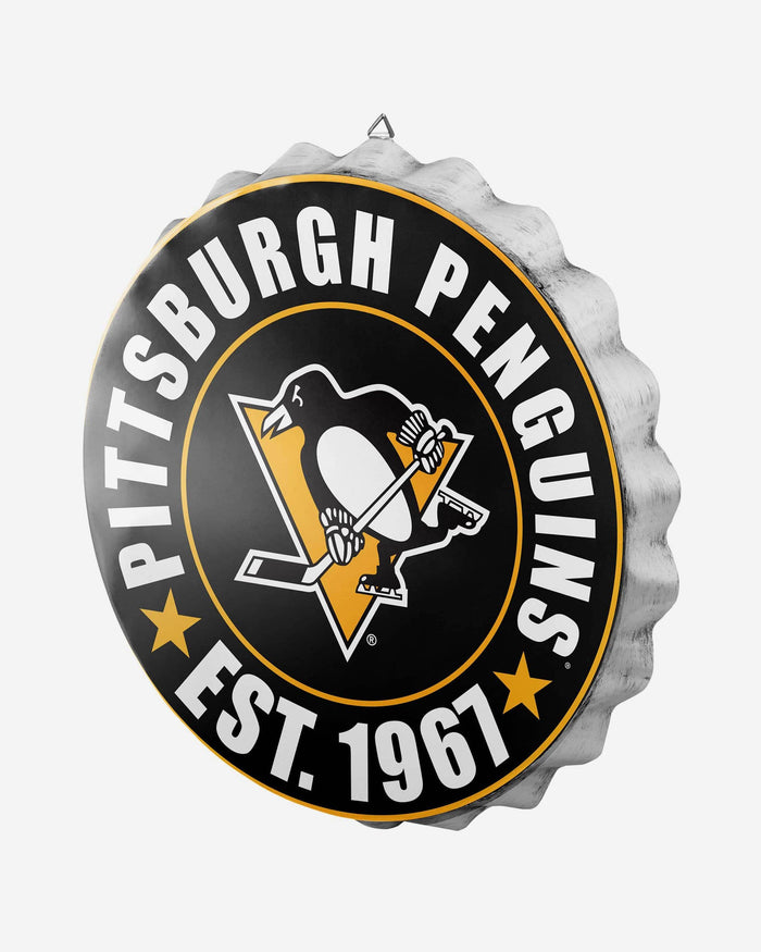 Pittsburgh Penguins Bottle Cap Wall Sign FOCO - FOCO.com