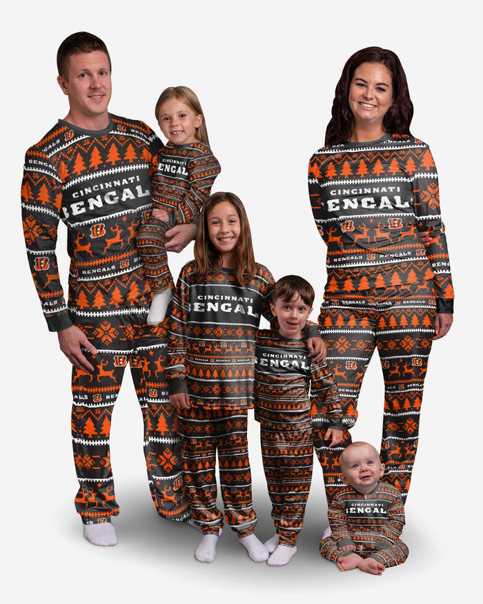 Cincinnati Bengals Womens Family Holiday Pajamas FOCO - FOCO.com