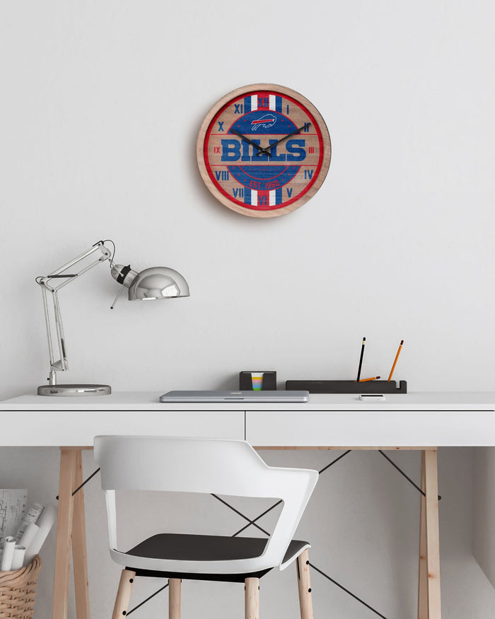 Buffalo Bills Barrel Wall Clock FOCO - FOCO.com