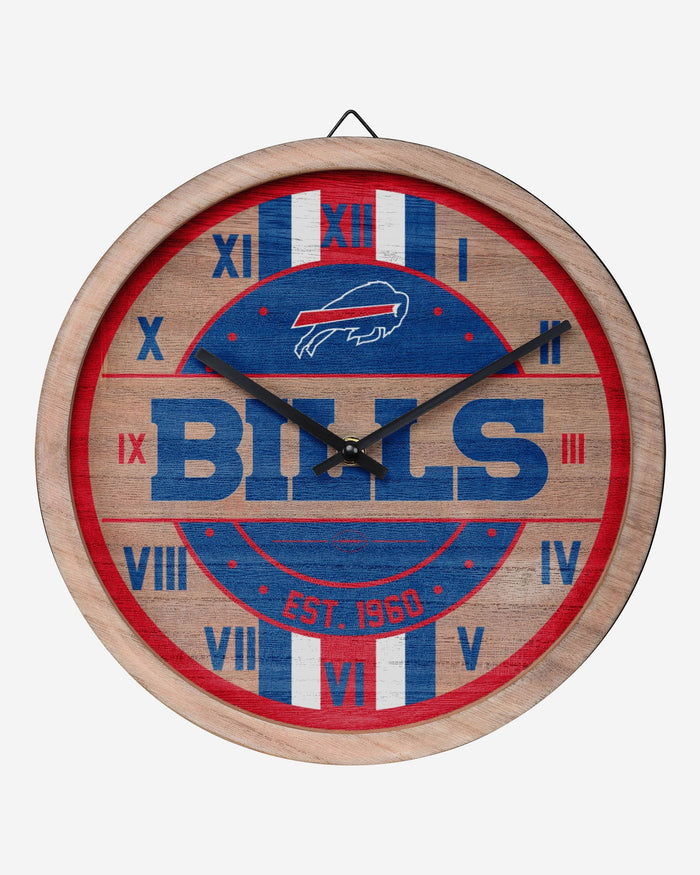 Buffalo Bills Barrel Wall Clock FOCO - FOCO.com