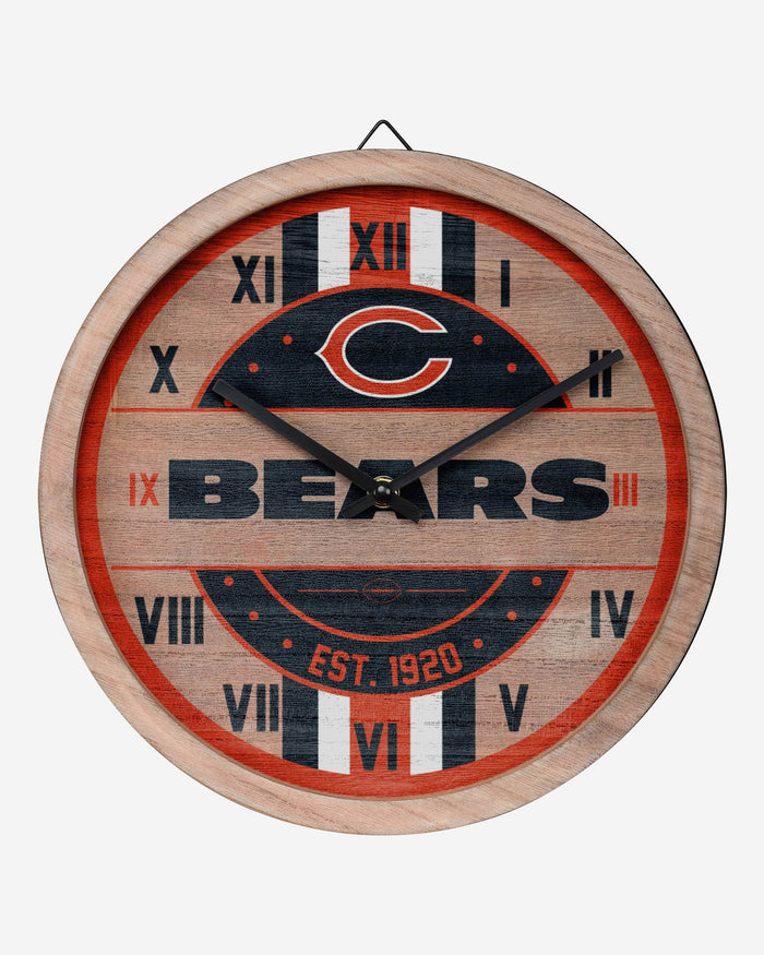 Chicago Bears Barrel Wall Clock FOCO - FOCO.com