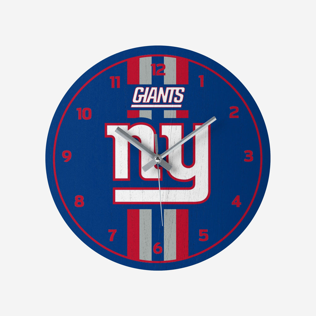 New York Giants Team Stripe Clock FOCO - FOCO.com