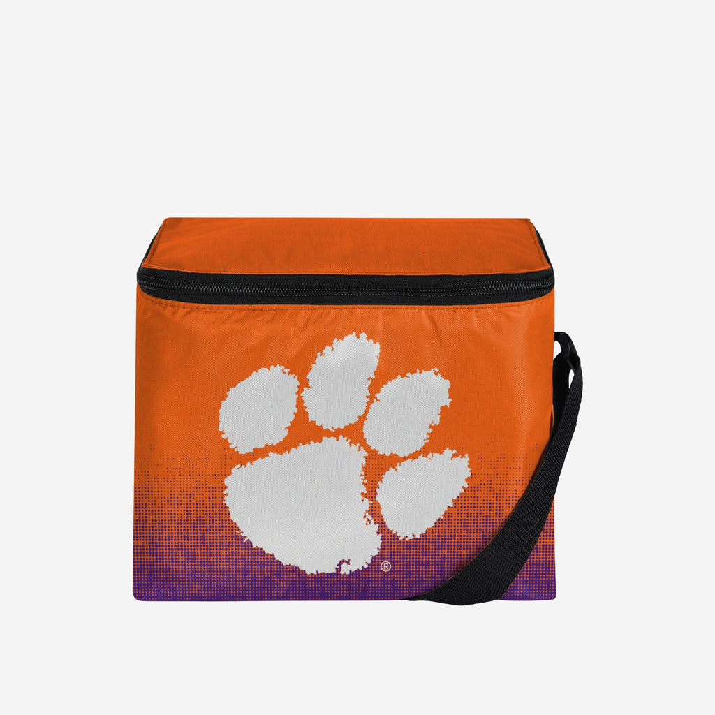 Clemson Tigers Big Logo Gradient 6 Pack Cooler FOCO - FOCO.com