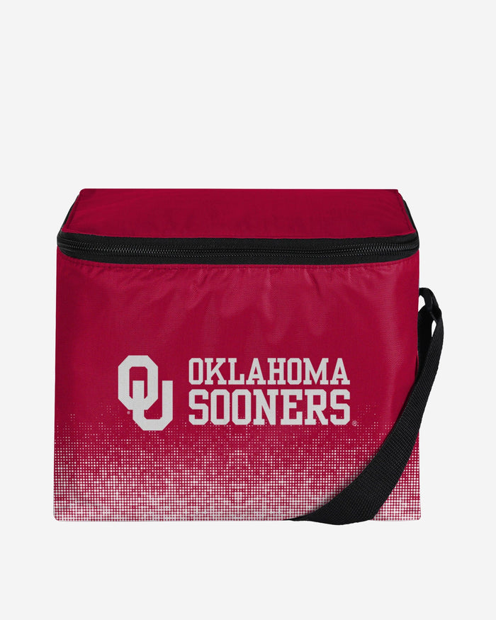 Oklahoma Sooners Big Logo Gradient 6 Pack Cooler FOCO - FOCO.com