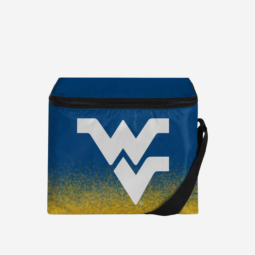 West Virginia Mountaineers Big Logo Gradient 6 Pack Cooler FOCO - FOCO.com