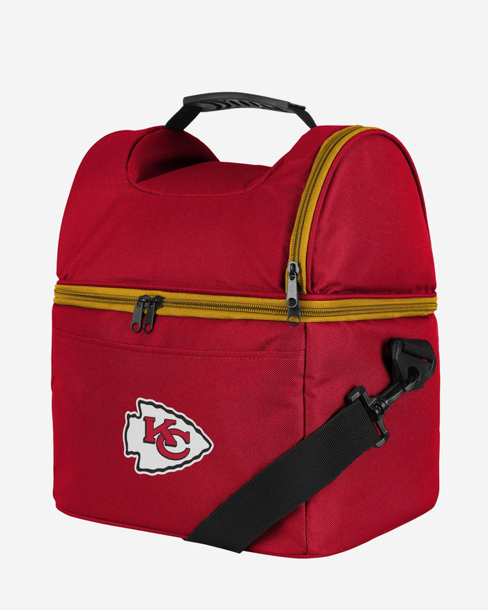 Kansas City Chiefs Solid Double Compartment Cooler FOCO - FOCO.com