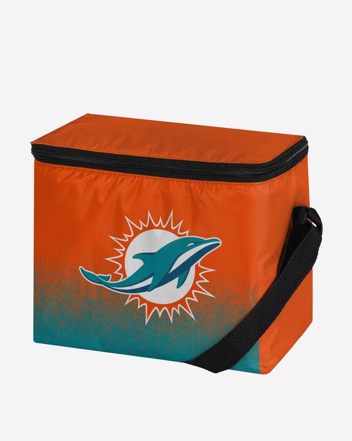 Miami Dolphins Big Logo Gradient 6 Pack Cooler FOCO - FOCO.com