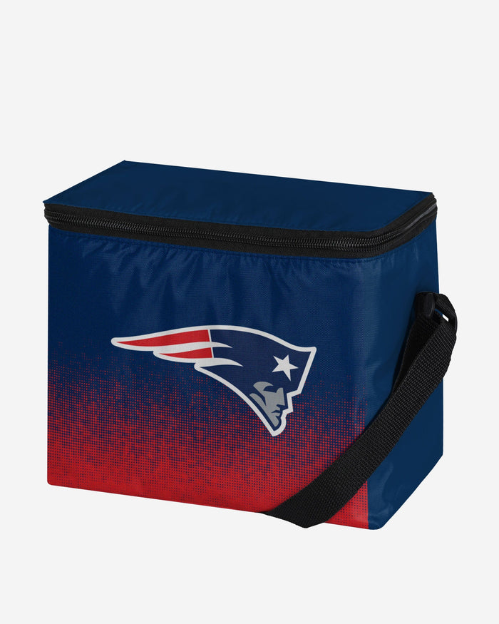 New England Patriots Big Logo Gradient 6 Pack Cooler FOCO - FOCO.com